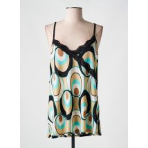 DEOMINO - Top bleu en polyester - Femme - Taille 48 - Modz