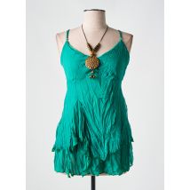 SENSATIONS POUR ELLE - Top vert en polyester - Femme - Taille TU - Modz