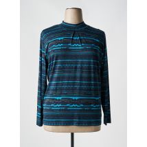 CLAUDE DE SAIVRE - T-shirt bleu en viscose - Femme - Taille 50 - Modz