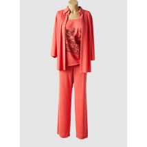 LUISA VIOLA - Ensemble pantalon orange en polyester - Femme - Taille 42 - Modz