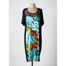 DEOMINO - Robe mi-longue noir en viscose - Femme - Taille 46 - Modz