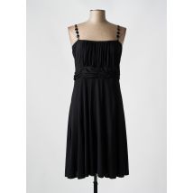 OCCO PARIS - Robe mi-longue noir en polyester - Femme - Taille 42 - Modz