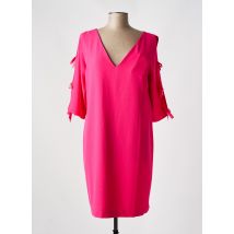REVER MILE - Robe mi-longue rose en polyester - Femme - Taille 44 - Modz