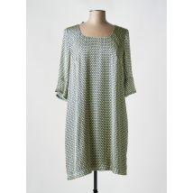 REVER MILE - Robe mi-longue jaune en polyester - Femme - Taille 46 - Modz