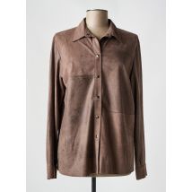 FEMMES JE VOUS AIME - Chemisier marron en polyester - Femme - Taille 42 - Modz