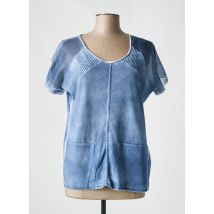 CPM - T-shirt bleu en coton - Femme - Taille 42 - Modz