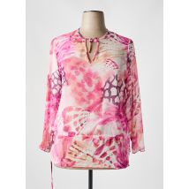 CLAUDE DE SAIVRE - Tunique manches longues rose en polyester - Femme - Taille 46 - Modz