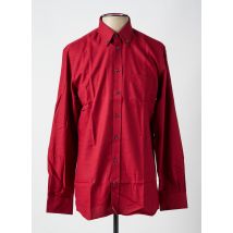 CHATEL - Chemise manches longues rouge en coton - Homme - Taille XXL - Modz