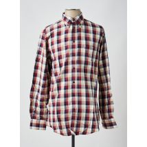 CHATEL - Chemise manches longues rouge en coton - Homme - Taille S - Modz