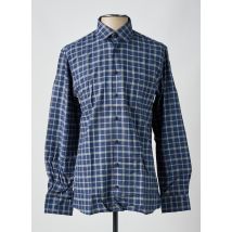 CHATEL - Chemise manches longues bleu en coton - Homme - Taille S - Modz