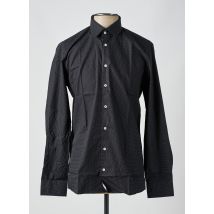 CHATEL - Chemise manches courtes noir en coton - Homme - Taille S - Modz