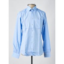 JEAN CHATEL - Chemise manches longues bleu en coton - Homme - Taille S - Modz