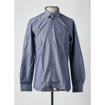 CHATEL - Chemise manches longues bleu en coton - Homme - Taille S - Modz
