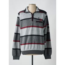 MONTE CARLO - Pull gris en coton - Homme - Taille M - Modz