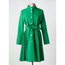 DANIELA - Manteau long vert en polyester - Femme - Taille 38 - Modz