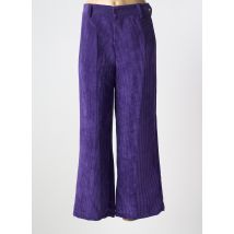 LUK AP - Pantalon large violet en polyester - Femme - Taille 38 - Modz