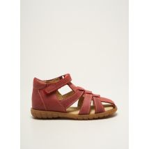 MINIBEL - Sandales/Nu pieds rouge en cuir - Garçon - Taille 27 - Modz