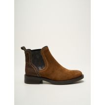 MKD - Bottines/Boots marron en cuir - Femme - Taille 35 - Modz