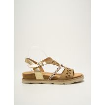MKD - Sandales/Nu pieds or en cuir - Femme - Taille 41 - Modz