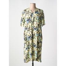 SIGNATURE - Robe mi-longue jaune en viscose - Femme - Taille 46 - Modz