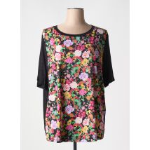 SOPHIA CURVY - T-shirt noir en viscose - Femme - Taille 54 - Modz