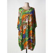 SOPHIA CURVY - Robe mi-longue vert en viscose - Femme - Taille 58 - Modz