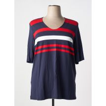 MONA LISA - T-shirt bleu en viscose - Femme - Taille 58 - Modz