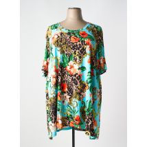 M - T-shirt bleu en viscose - Femme - Taille 60 - Modz