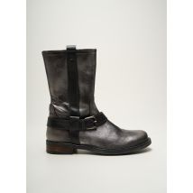 STONES AND BONES - Bottines/Boots argent en cuir - Femme - Taille 38 - Modz