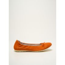 NINETTE EN FLEUR - Ballerines orange en cuir - Femme - Taille 38 - Modz