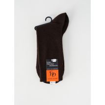 DORE DORE - Chaussettes marron en merinos - Femme - Taille 41 - Modz