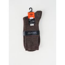 DORE DORE - Chaussettes marron en laine - Homme - Taille 40 - Modz