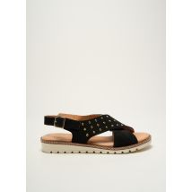 KAOLA - Sandales/Nu pieds noir en cuir - Femme - Taille 37 - Modz