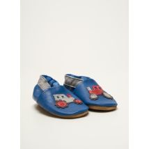 BELLAMY - Chaussons/Pantoufles bleu en cuir - Garçon - Taille TU - Modz