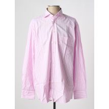 SEIDEN STICKER - Chemise manches longues rose en coton - Homme - Taille M - Modz