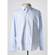 COURREGES - Chemise manches longues bleu en coton - Homme - Taille XXL - Modz