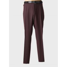 MURK - Pantalon droit violet en laine - Homme - Taille 40 - Modz
