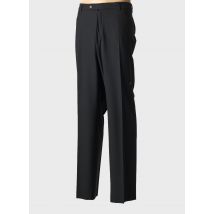 LUIGI MORINI - Pantalon droit noir en polyester - Homme - Taille 58 - Modz