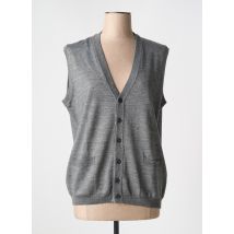 ELLEMME - Gilet sans manche gris en laine vierge - Femme - Taille 40 - Modz