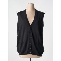 ELLEMME - Gilet sans manche noir en laine vierge - Femme - Taille 40 - Modz