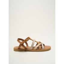 BELLAMY - Sandales/Nu pieds marron en cuir - Fille - Taille 24 - Modz