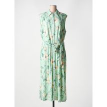 YESTA - Robe longue vert en viscose - Femme - Taille 48 - Modz