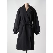 YESTA - Manteau long noir en polyester - Femme - Taille 44 - Modz