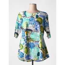 OLIVER JUNG - T-shirt bleu en viscose - Femme - Taille 42 - Modz