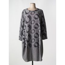 OLIVER JUNG - Robe mi-longue gris en viscose - Femme - Taille 42 - Modz