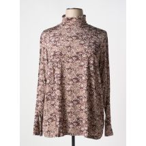 YESTA - T-shirt marron en viscose - Femme - Taille 48 - Modz