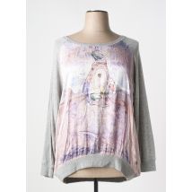 OPEN END - Sweat-shirt gris en viscose - Femme - Taille 48 - Modz
