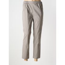 OLIVER JUNG - Pantalon 7/8 gris en viscose - Femme - Taille 46 - Modz