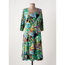 OLIVER JUNG - Robe mi-longue vert en viscose - Femme - Taille 44 - Modz