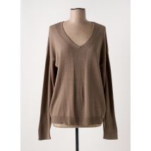 DIANE LAURY - Pull marron en viscose - Femme - Taille 44 - Modz